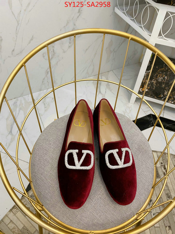 Women Shoes-Valentino,high end designer , ID:SA2958,$: 125USD