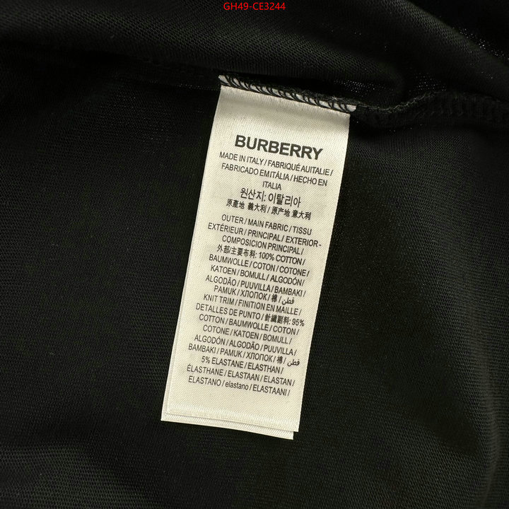 Clothing-Burberry,replica aaaaa designer , ID: CE3244,$: 49USD