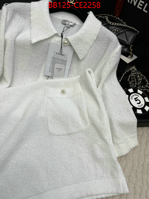 Clothing-Chanel,what's the best place to buy replica , ID: CE2258,$: 125USD