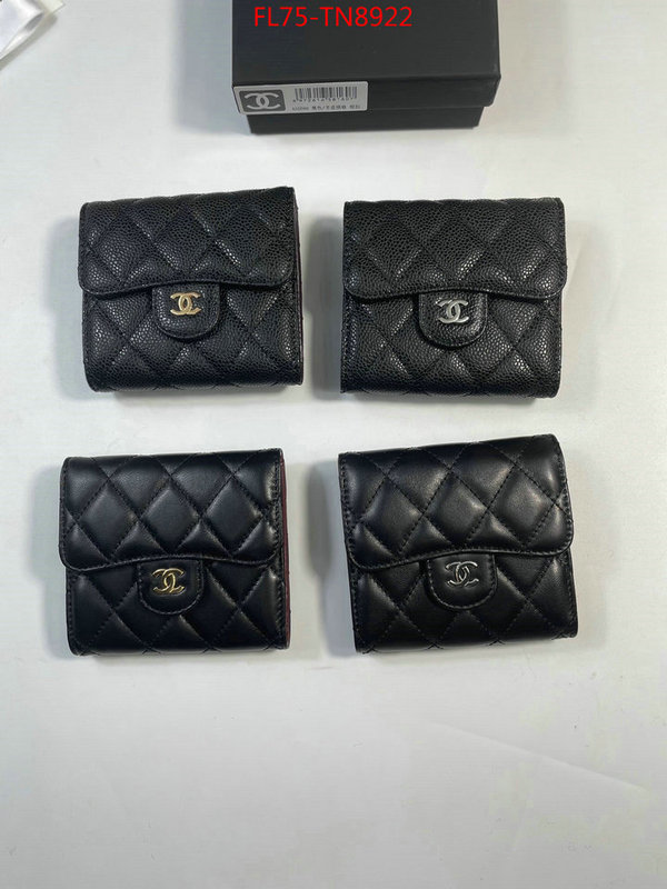 Chanel Bags(4A)-Wallet-,ID: TN8922,$: 75USD