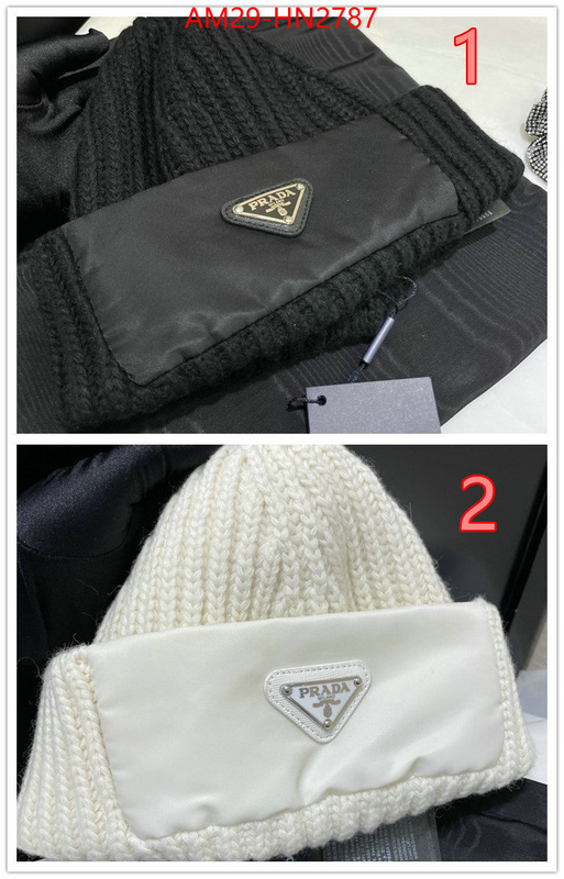 Cap (Hat)-Prada,where could you find a great quality designer , ID: HN2787,$: 29USD