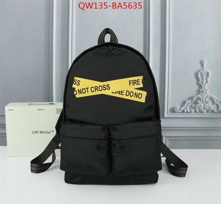 Off-White Bags ( TOP )-Backpack-,how to buy replica shop ,ID: BA5635,$: 135USD