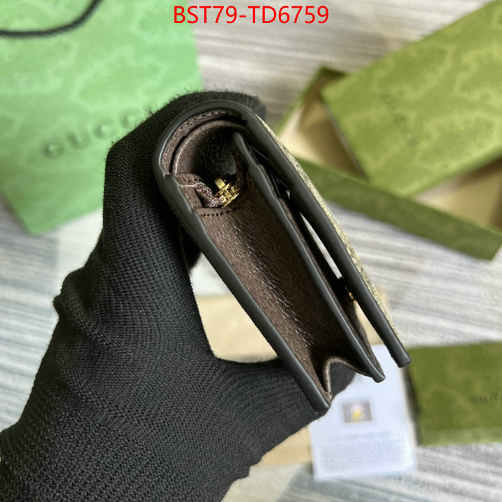 Gucci Bags(TOP)-Wallet-,ID: TD6759,$: 79USD