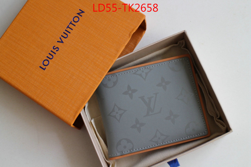 LV Bags(TOP)-Wallet,ID: TK2658,$:55USD