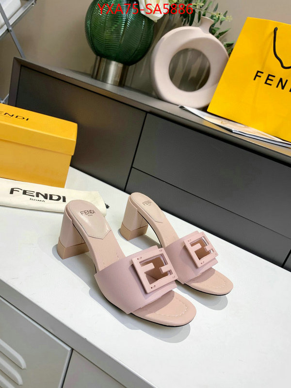 Women Shoes-Fendi,where should i buy to receive , ID: SA5886,$: 75USD