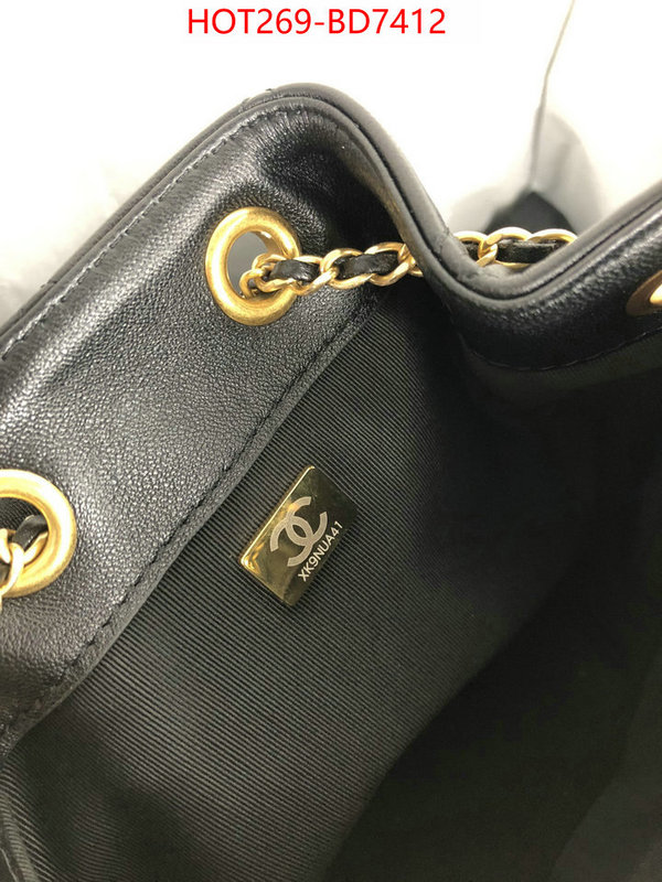 Chanel Bags(TOP)-Backpack-,ID: BD7412,$: 269USD
