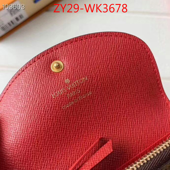 LV Bags(4A)-Wallet,ID: WK3678,$:29USD