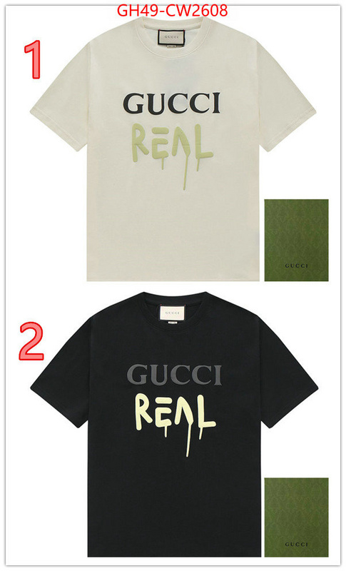 Clothing-Gucci,how quality , ID: CW2608,$: 49USD