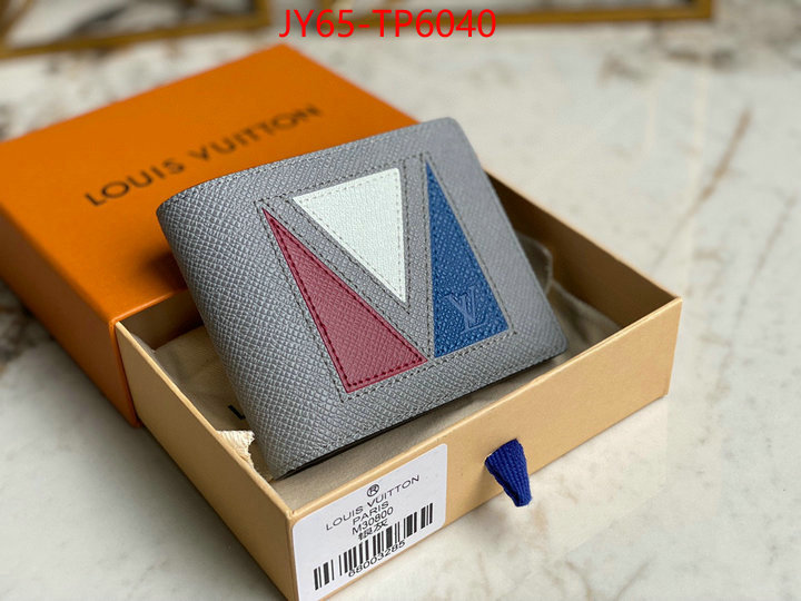 LV Bags(TOP)-Wallet,ID: TP6040,$: 65USD