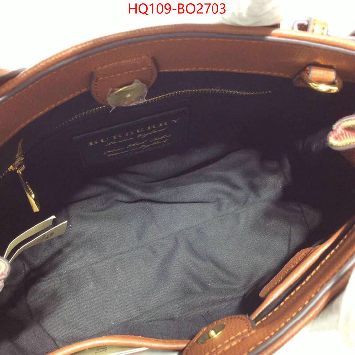 Burberry Bags(4A)-Handbag,replica shop ,ID: BO2703,$: 109USD