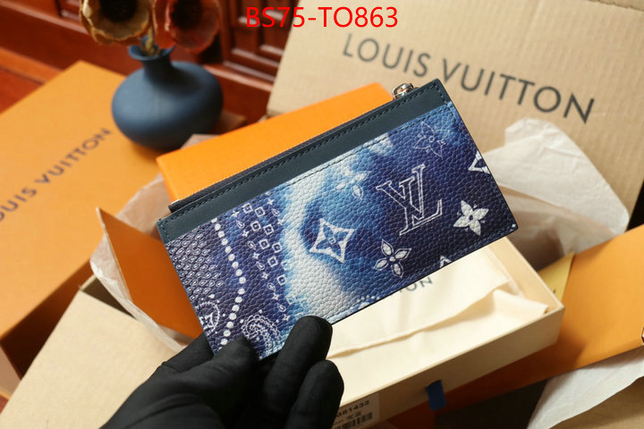 LV Bags(TOP)-Wallet,ID: TO863,$: 75USD