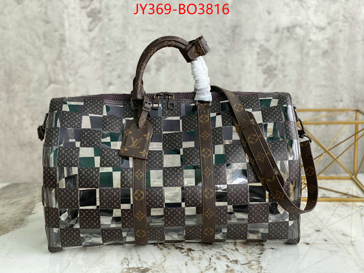 LV Bags(TOP)-Keepall BandouliRe 45-50-,ID: BO3816,$: 369USD