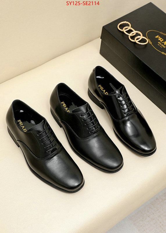 Men Shoes-Prada,aaaaa+ replica designer , ID: SE2114,$: 125USD