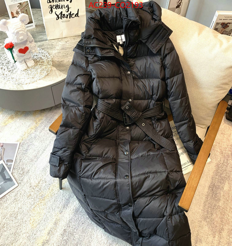 Down jacket Women-Burberry,designer high replica , ID: CO2193,$: 239USD