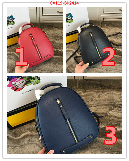 Prada Bags(4A)-Backpack-,best site for replica ,ID: BK2414,$:119USD