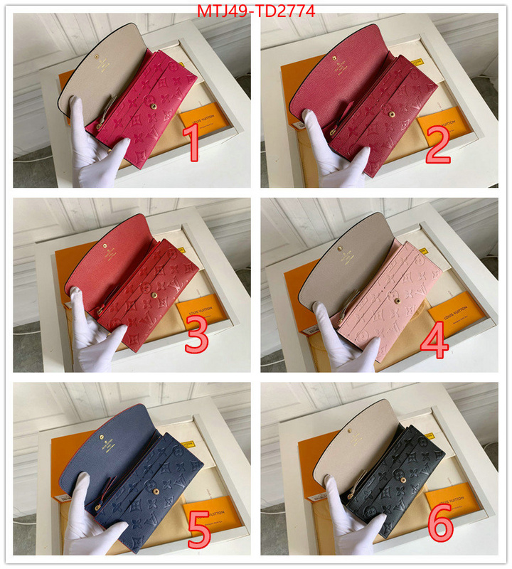 LV Bags(4A)-Wallet,ID: TD2774,$: 49USD