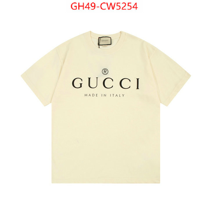 Clothing-Gucci,best quality designer , ID: CW5254,$: 49USD