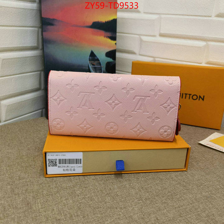 LV Bags(4A)-Wallet,online ,ID: TD9533,$: 59USD