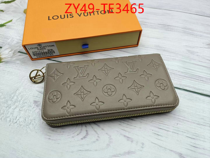 LV Bags(4A)-Wallet,buy high quality cheap hot replica ,ID: TE3465,$: 49USD