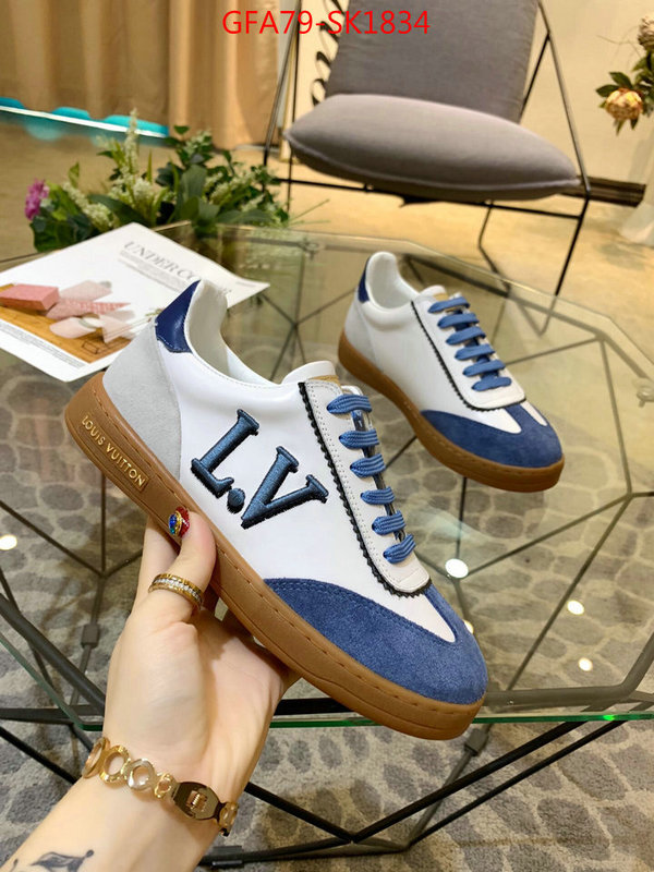 Women Shoes-LV,cheap high quality replica , ID: SK1834,$:79USD