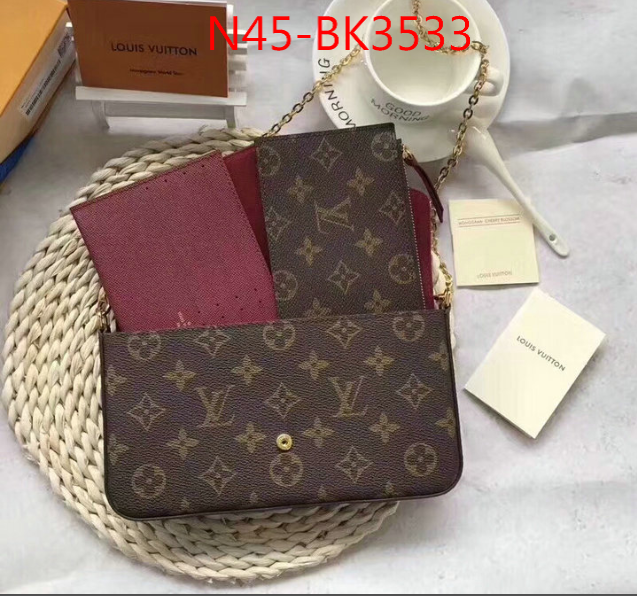 LV Bags(4A)-New Wave Multi-Pochette-,the best quality replica ,ID: BK3533,$: 45USD