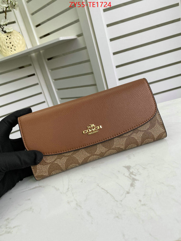 Coach Bags(4A)-Wallet,store ,ID: TE1724,$: 55USD