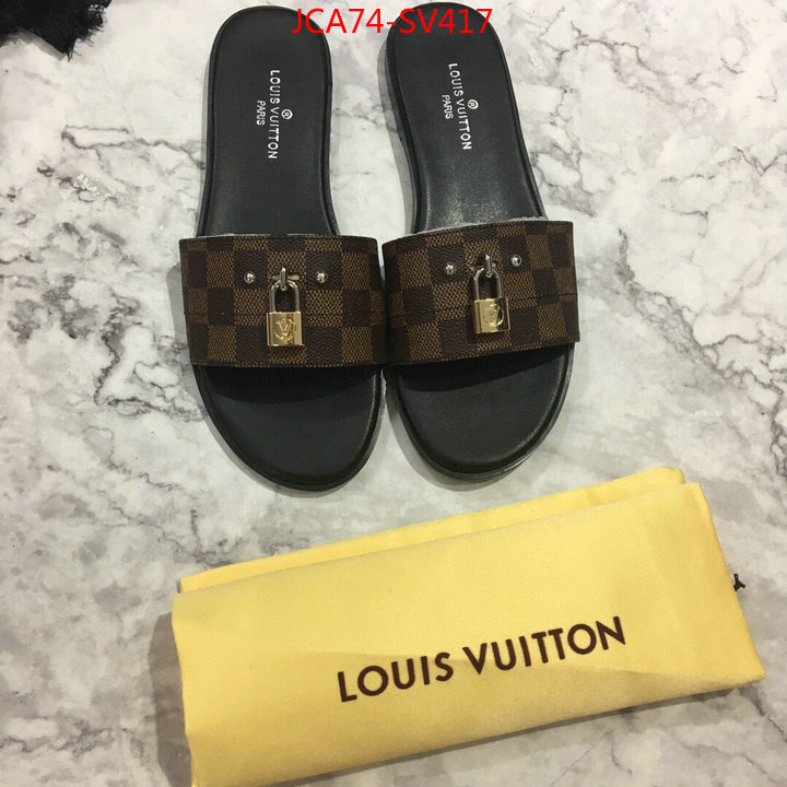 Women Shoes-LV,what 1:1 replica , ID: SV417,$:74USD