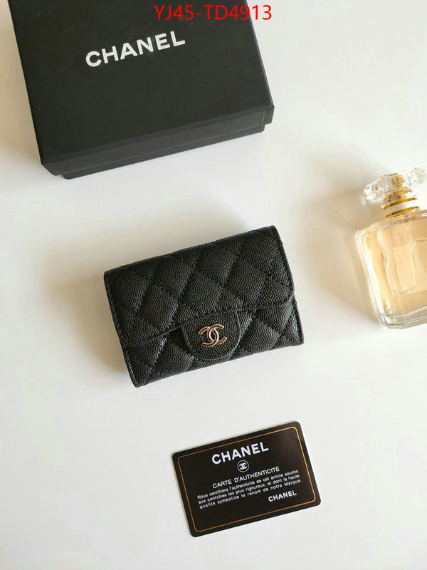 Chanel Bags(4A)-Wallet-,ID: TD4913,$: 45USD