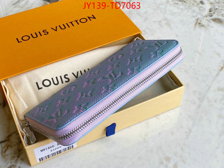 LV Bags(TOP)-Wallet,ID: TD7063,$: 139USD