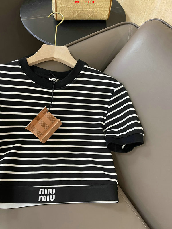 Clothing-MIU MIU,luxury shop , ID: CE3761,$:135USD