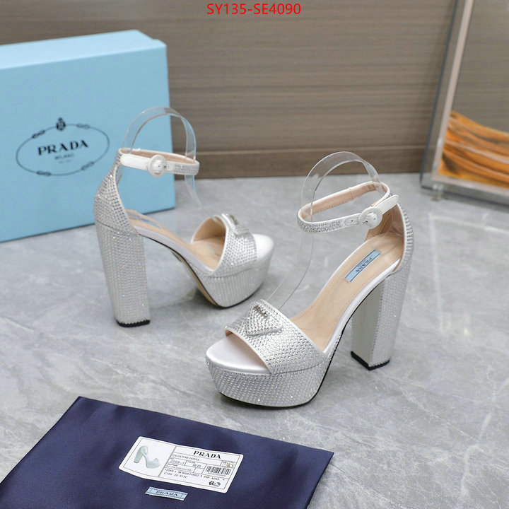 Women Shoes-Prada,mirror quality , ID: SE4090,$: 135USD