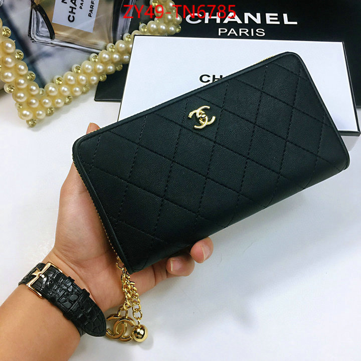 Chanel Bags(4A)-Wallet-,ID: TN6785,$: 49USD