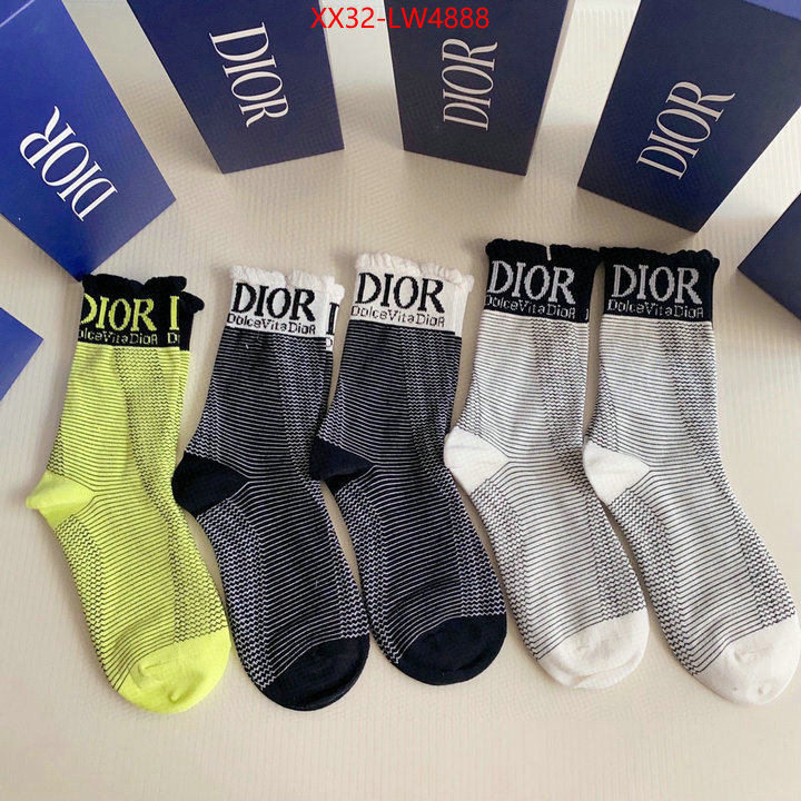 Sock-Dior,replica online , ID: LW4888,$: 32USD