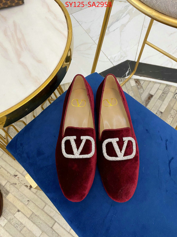 Women Shoes-Valentino,high end designer , ID:SA2958,$: 125USD