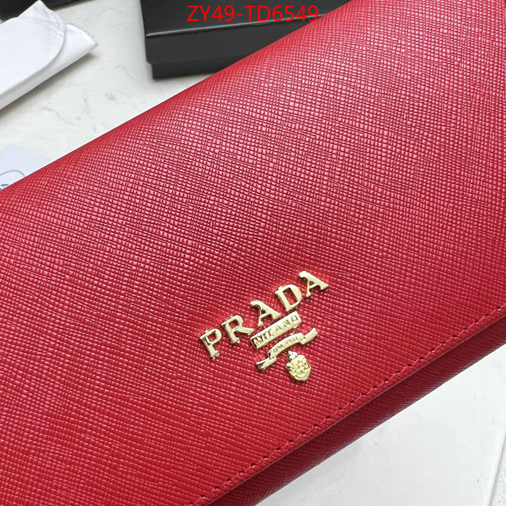 Prada Bags(4A)-Wallet,1:1 replica ,ID: TD6549,$: 49USD