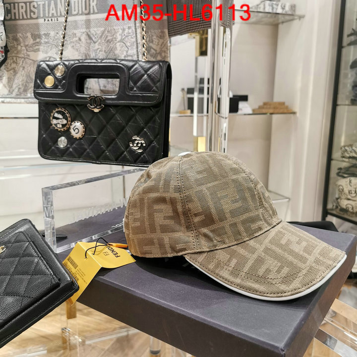 Cap (Hat)-Fendi,7 star replica , ID: HL6113,$: 35USD