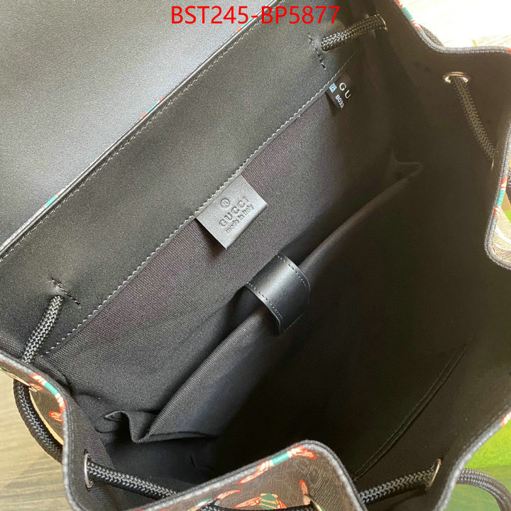Gucci Bags(TOP)-Backpack-,is it ok to buy replica ,ID: BP5877,$: 245USD
