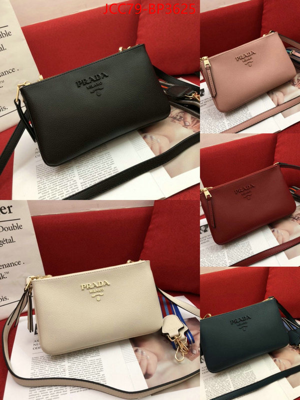 Prada Bags(4A)-Diagonal-,wholesale imitation designer replicas ,ID: BP3625,$: 79USD