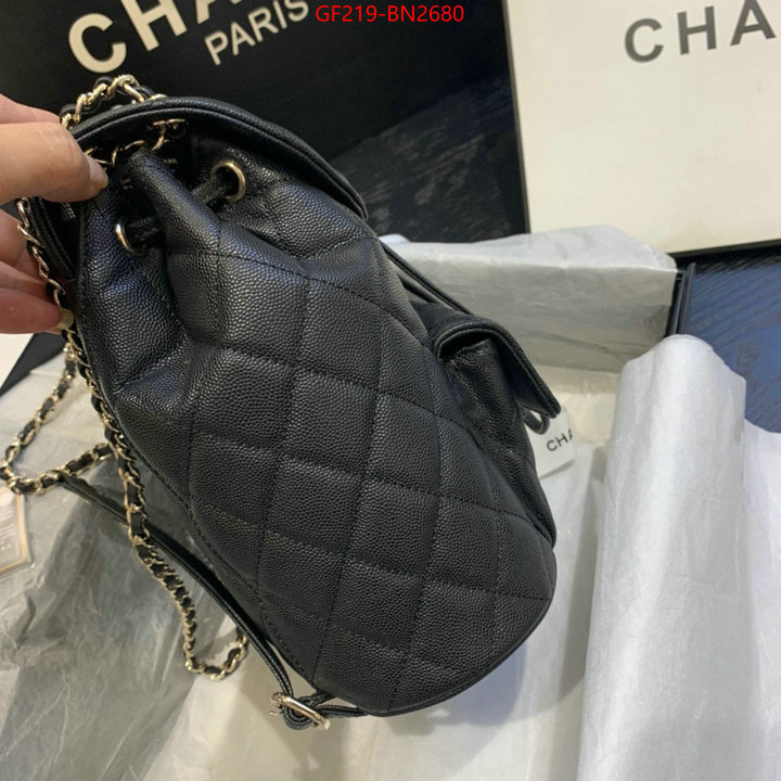 Chanel Bags(TOP)-Backpack-,ID: BN2680,$: 219USD
