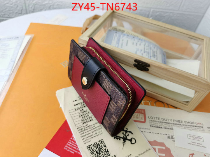 LV Bags(4A)-Wallet,ID: TN6743,$: 45USD