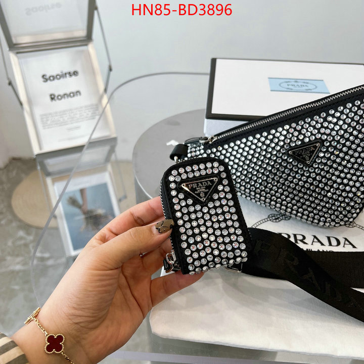 Prada Bags(4A)-Triangle,7 star ,ID: BD3896,$: 85USD