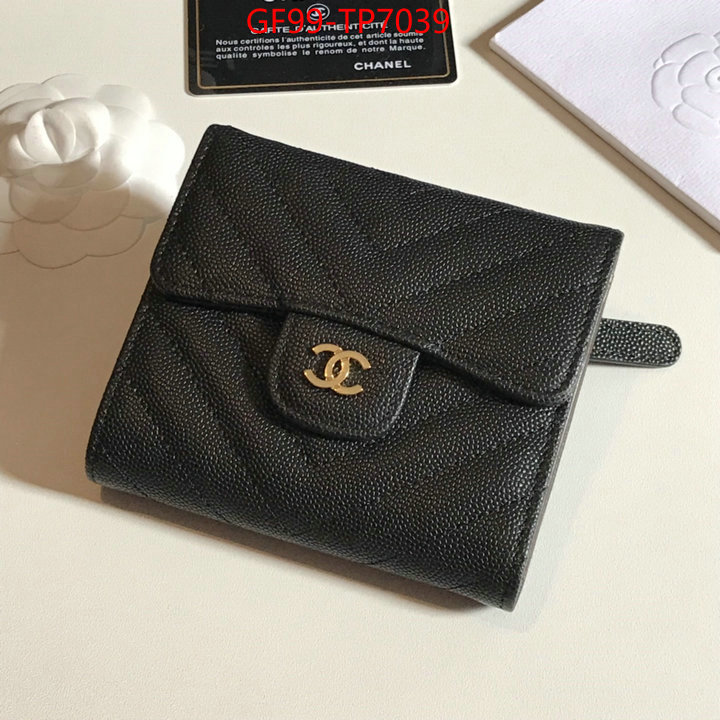 Chanel Bags(TOP)-Wallet-,ID: TP7039,$: 99USD