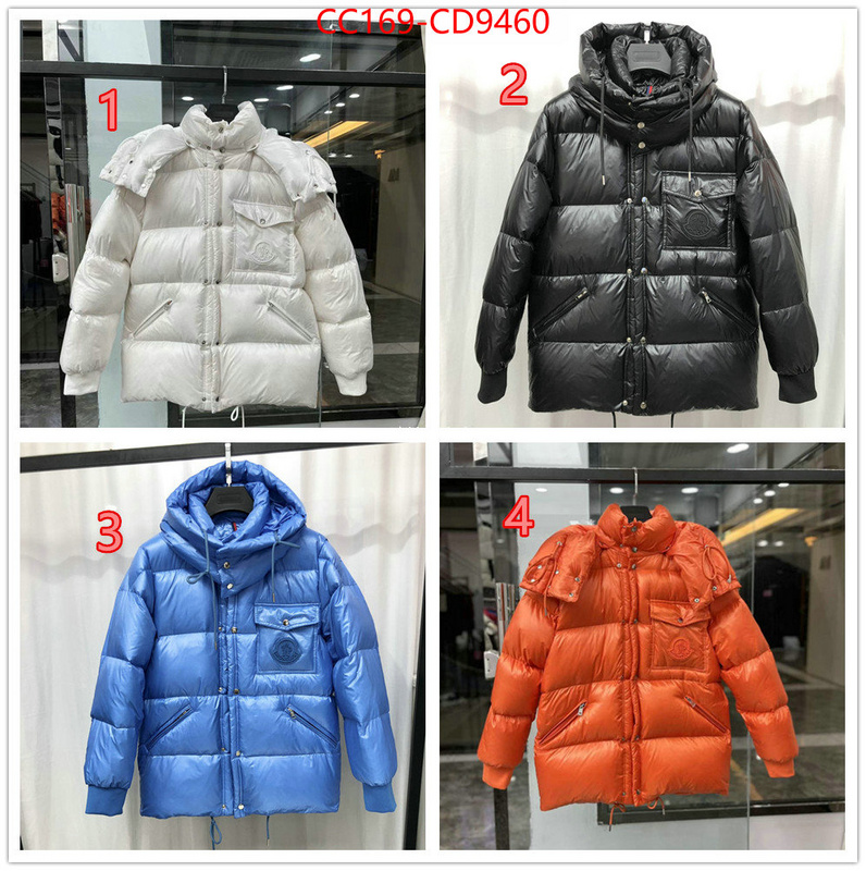 Down jacket Men-Moncler,2023 replica wholesale cheap sales online , ID: CD9460,$: 169USD