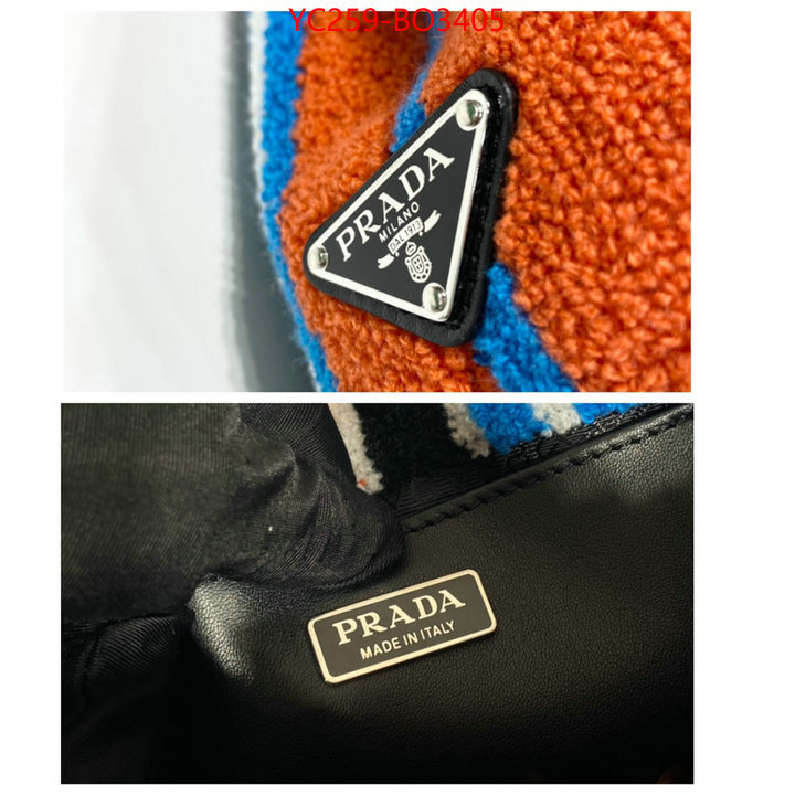 Prada Bags(TOP)-Handbag-,ID: BO3405,$: 259USD