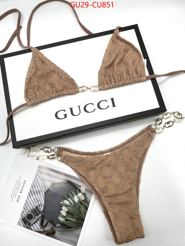 Swimsuit-GUCCI,replica 2023 perfect luxury , ID: CU851,$: 29USD