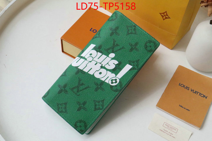 LV Bags(TOP)-Wallet,ID: TP5158,$: 75USD