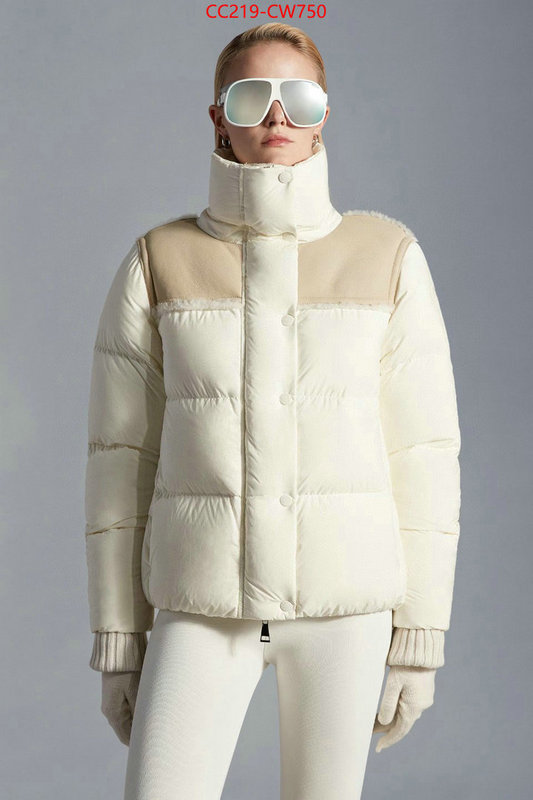 Down jacket Women-Moncler,2023 replica wholesale cheap sales online , ID: CW750,$: 219USD