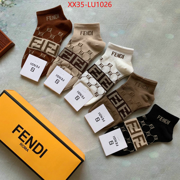 Sock-Fendi,1:1 replica , ID: TU1026,$: 35USD