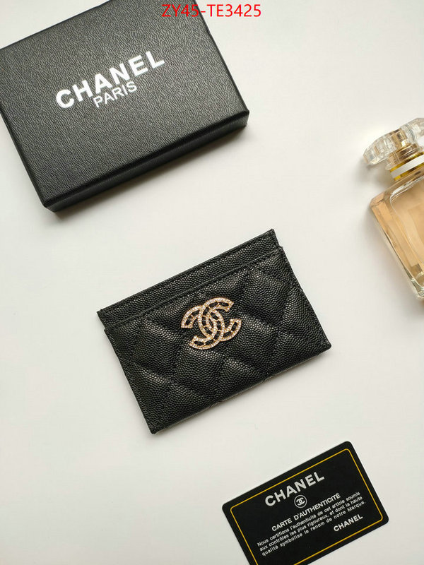 Chanel Bags(4A)-Wallet-,ID: TE3425,$: 45USD