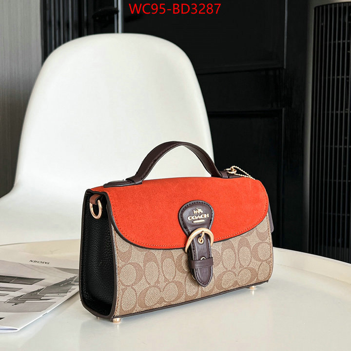 Coach Bags(4A)-Diagonal,1:1 replica wholesale ,ID: BD3287,$: 95USD